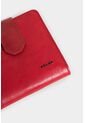 Billetera Cetia De Cuero Liso Para Mujer Con Monedero Billetera Cetia De Cuero Liso Para Mujer Con Monedero Rojo Vélez de Vélez