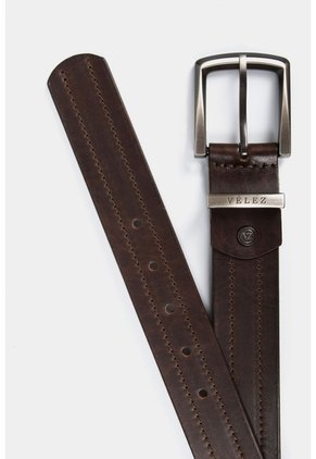 Cinturón Unifaz Coraje De Cuero Para Hombre Pasador Metálico Cinturón Unifaz Coraje De Cuero Para Hombre Pasador Metálico Cafe 38 VÉLEZ