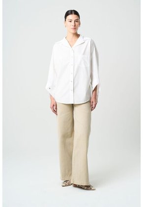 Camisa Soren Para Mujer Oversized Camisa Soren Para Mujer Oversized Blanco XL VÉLEZ