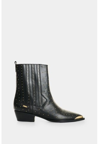 Botas En Cuero Para Mujer Kiwa Botas En Cuero Para Mujer Kiwa Negro 41 VÉLEZ Vélez