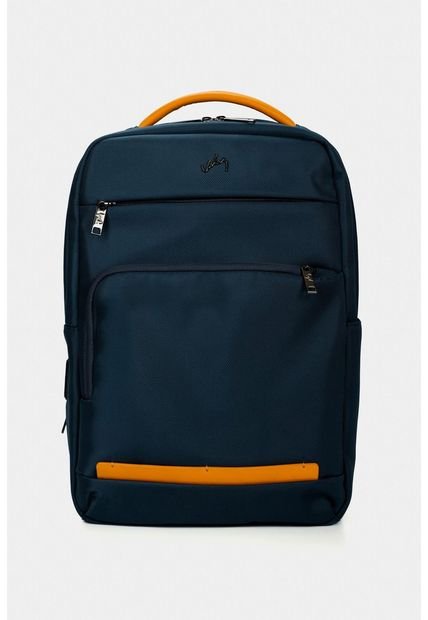 Morral Ginger En Lona Impermeable Para Hombre Detalles En Cuero Morral Ginger En Lona Impermeable Para Hombre Detalles En Cuero Azul Oscuro Vélez