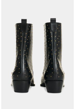 Botas En Cuero Para Mujer Kiwa Botas En Cuero Para Mujer Kiwa Negro 41 VÉLEZ