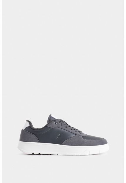 Tenis Lyra De Cuero Para Hombre Suela Extra Liviana Tenis Lyra De Cuero Para Hombre Suela Extra Liviana Gris 45 Vélez
