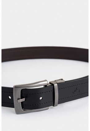 Cinturón Doble Faz Kafka De Cuero Para Hombre Hebilla Reversible Cinturón Doble Faz Kafka De Cuero Para Hombre Hebilla Reversible Combinado 36 VÉLEZ