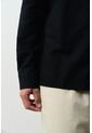 Camisa Manga Larga Para Hombre Cuello Nerú Camisa Manga Larga Para Hombre Cuello Nerú Negro L VÉLEZ de Vélez