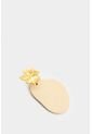 Arete Flor Metalizada De Cuero Para Mujer Lumia Arete Flor Metalizada De Cuero Para Mujer Lumia Dorado VÉLEZ de Vélez