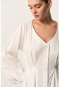 Vestido Maxi Manga Larga Para Mujer Sinú Vestido Maxi Manga Larga Para Mujer Sinú Blanco 10 VÉLEZ de Vélez