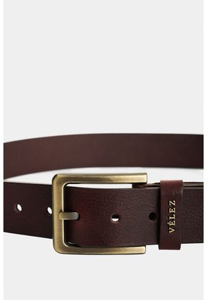 Cinturón Unifaz En Cuero Envejecido Para Hombre Tairu Cinturón Unifaz En Cuero Envejecido Para Hombre Tairu Vinotinto 30 VÉLEZ