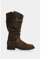 Botas Biker En Cuero Para Mujer Botas Biker En Cuero Para Mujer Azul 37 VÉLEZ de Vélez