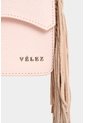 Bandolera Mini Garniel De Cuero Con Flecos Para Mujer Bandolera Mini Garniel De Cuero Con Flecos Para Mujer Rosado VÉLEZ de Vélez