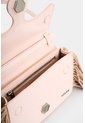 Bandolera Mini Garniel De Cuero Con Flecos Para Mujer Bandolera Mini Garniel De Cuero Con Flecos Para Mujer Rosado VÉLEZ de Vélez