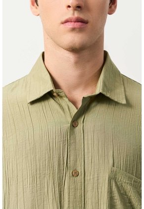 Camisa Loa Manga Larga Para Hombre Camisa Loa Manga Larga Para Hombre Verde Oliva XL VÉLEZ