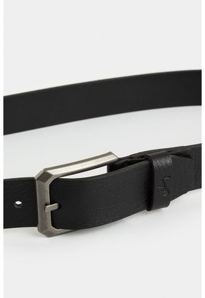 Cinturón Unifaz Vernazza De Cuero Para Hombre Punta Cuadrada Cinturón Unifaz Vernazza De Cuero Para Hombre Punta Cuadrada Negro 38 VÉLEZ