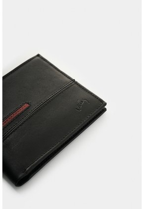 Billetera De Cuero Para Hombre Inserto 2 Billetera De Cuero Para Hombre Inserto 2 Negro VÉLEZ