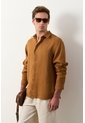 Camisa Manga Larga Semi Fitted Para Hombre Roma Camisa Manga Larga Semi Fitted Para Hombre Roma Miel M VÉLEZ de Vélez