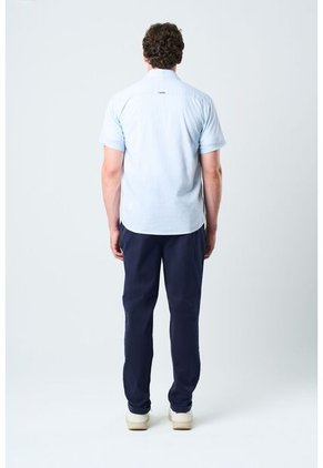 Camisa Manga Corta Enif Para Hombre Silueta Clásica Camisa Manga Corta Enif Para Hombre Silueta Clásica Azul Claro XXL VÉLEZ