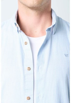 Camisa Manga Corta Enif Para Hombre Silueta Clásica Camisa Manga Corta Enif Para Hombre Silueta Clásica Azul Claro XXL VÉLEZ