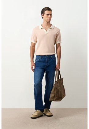 Jeans Fit Regular Para Hombre Summer Jeans Fit Regular Para Hombre Summer Azul Oscuro 34 VÉLEZ
