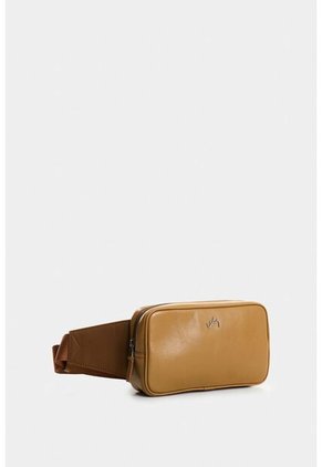 Riñonera Silueta Cuadrada De Cuero Para Hombre Hazel Riñonera Silueta Cuadrada De Cuero Para Hombre Hazel Miel VÉLEZ