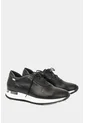 Zapatos Cordón De Cuero Para Mujer Suela Deportiva Zapatos Cordón De Cuero Para Mujer Suela Deportiva Negro 35 VÉLEZ de Vélez