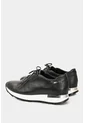 Zapatos Cordón De Cuero Para Mujer Suela Deportiva Zapatos Cordón De Cuero Para Mujer Suela Deportiva Negro 35 VÉLEZ de Vélez