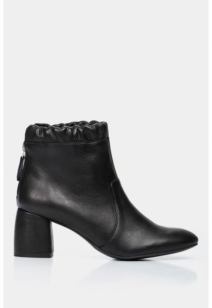 Botines Tacón De Cuero Cremallera - Compra Ahora | Dafiti Colombia