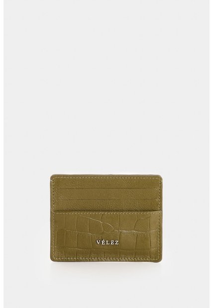 Portadocumentos En Cuero Para Mujer Senda Portadocumentos En Cuero Para Mujer Senda Verde Oliva VÉLEZ