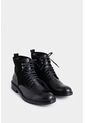 Botas Solar De Cuero Para Hombre Combinación De Texturas Botas Solar De Cuero Para Hombre Combinación De Texturas Negro 44 VÉLEZ de Vélez