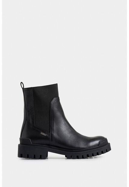 Botines Caltha 2.0 De Cuero Para Mujer Tractorados Botines Caltha 2.0 De Cuero Para Mujer Tractorados Negro 38 VÉLEZ