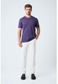 Camiseta Micropima Arizona Para Hombre Semi Ajustada Camiseta Micropima Arizona Para Hombre Semi Ajustada Morado XL VÉLEZ de Vélez