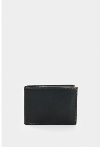 Billetera De Cuero Para Hombre Costuras 3 Billetera De Cuero Para Hombre Costuras 3 Negro VÉLEZ Vélez