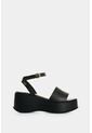 Sandalia Plataforma En Cuero Para Mujer Cuzco Sandalia Plataforma En Cuero Para Mujer Cuzco Negro 36 VÉLEZ de Vélez