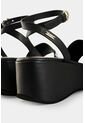 Sandalia Plataforma En Cuero Para Mujer Cuzco Sandalia Plataforma En Cuero Para Mujer Cuzco Negro 36 VÉLEZ de Vélez