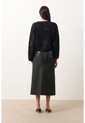 Cardigan Tejido Para Mujer Aurelia Cardigan Tejido Para Mujer Aurelia Negro S VÉLEZ