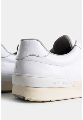 Tenis Whited 2 De Cuero Para Hombre Cordón Encerado Tenis Whited 2 De Cuero Para Hombre Cordón Encerado Blanco 40 VÉLEZ