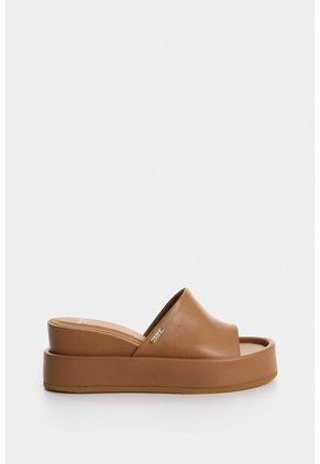 Sandalia Plataforma Geranio De Cuero Para Mujer Dima Ovalada Sandalia Plataforma Geranio De Cuero Para Mujer Dima Ovalada Miel 36 VÉLEZ