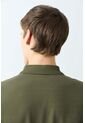Polo Para Hombre Semi Fit Detalle Jacquard Polo Para Hombre Semi Fit Detalle Jacquard Verde Oliva XL VÉLEZ de Vélez