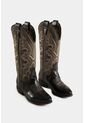 Botas Caña Larga Savona De Cuero Para Mujer Silueta Tipo Western Botas Caña Larga Savona De Cuero Para Mujer Silueta Tipo Western Negro 39 Vélez de Vélez