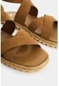 Sandalia Plana Orbi 2.0 De Cuero Para Mujer Detalle Yute Sandalia Plana Orbi 2.0 De Cuero Para Mujer Detalle Yute Miel 34 VÉLEZ de Vélez