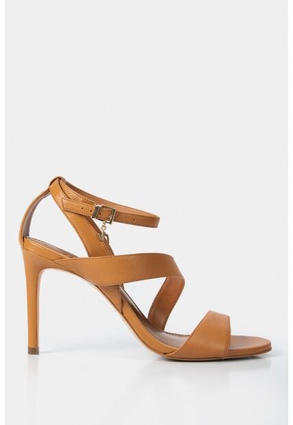 Sandalia Tacón Puntilla De Cuero Para Mujer Envolvente - Compra Ahora |  Dafiti Colombia