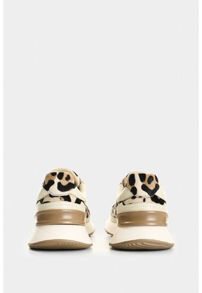 Tenis De Cuero Pelo Con Animal Print Para Mujer Elios Tenis De Cuero Pelo Con Animal Print Para Mujer Elios Arena 38 VÉLEZ