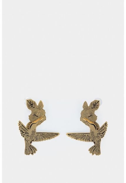 Aretes Jardín Con Resina Para Mujer Topo De Flo