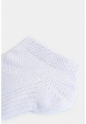 Calcetines Tobilleros Lines 3 De Algodón Para Hombre Detalle Acanalado Calcetines Tobilleros Lines 3 De Algodón Para Hombre Detalle Acanalado Blanco XS VÉLEZ