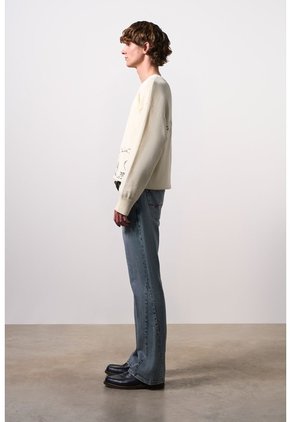 Sweater Tejido Para Hombre Dino Sweater Tejido Para Hombre Dino Crema XS VÉLEZ