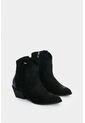 Botines Texanos De Cuero Gamuzado Para Mujer Sahara Botines Texanos De Cuero Gamuzado Para Mujer Sahara Negro 37 VÉLEZ de Vélez