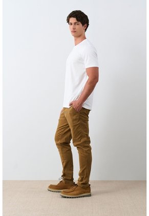 Camiseta Micropima Arizona Para Hombre Semi Ajustada Camiseta Micropima Arizona Para Hombre Semi Ajustada Blanco S VÉLEZ