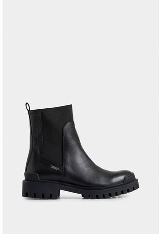 Botines Caltha 2.0 De Cuero Para Mujer Tractorados Botines Caltha 2.0 De Cuero Para Mujer Tractorados Negro 35 VÉLEZ Vélez