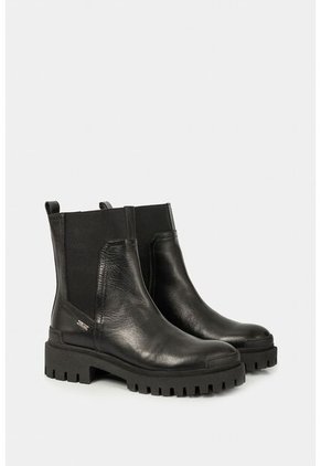 Botines Chunky Storni De Cuero Para Mujer Elástico Negro Botines Chunky Storni De Cuero Para Mujer Elástico Negro 40 Vélez