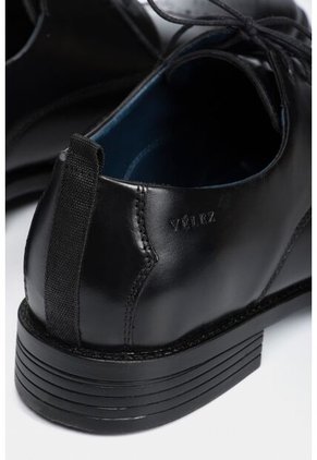 Zapatos Cordón Derby De Cuero Zapatos Cordón Derby De Cuero Negro 42 Vélez