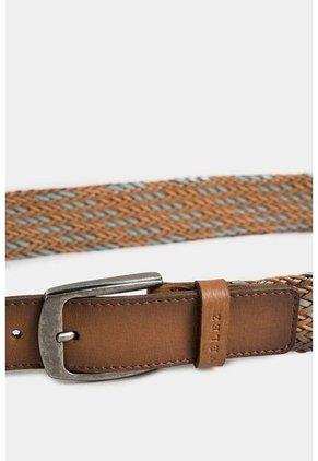 Cinturón Unifaz Ciruela 2 De Cuero Trenzado Para Hombre Punta Trapecio Cinturón Unifaz Ciruela 2 De Cuero Trenzado Para Hombre Punta Trapecio Miel 38 Vélez